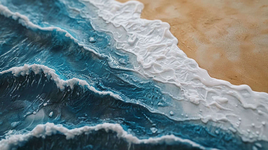 石英砂肌理风格海水背景