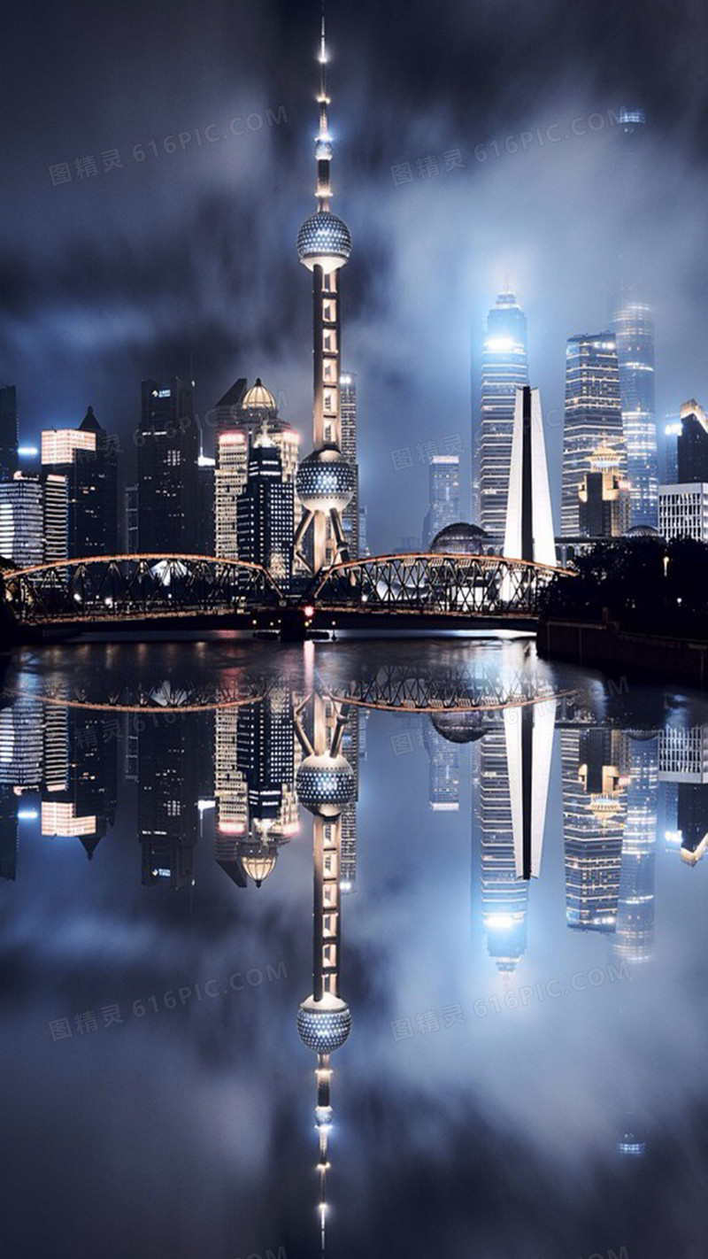 上海城市夜景背景图片下载_免费高清上海城市夜景背景