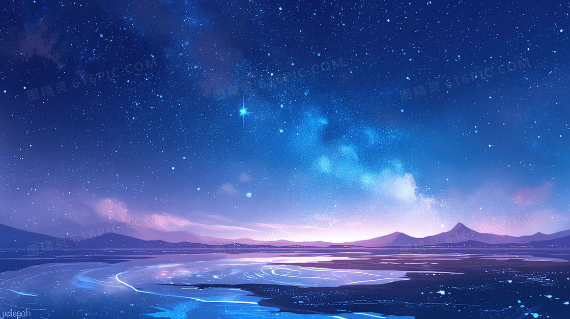 梦幻唯美星空背景