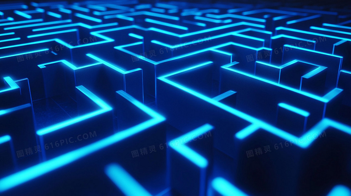 科技立体空间感背景