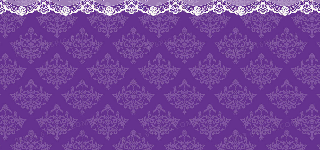 唯美紫色花纹背景