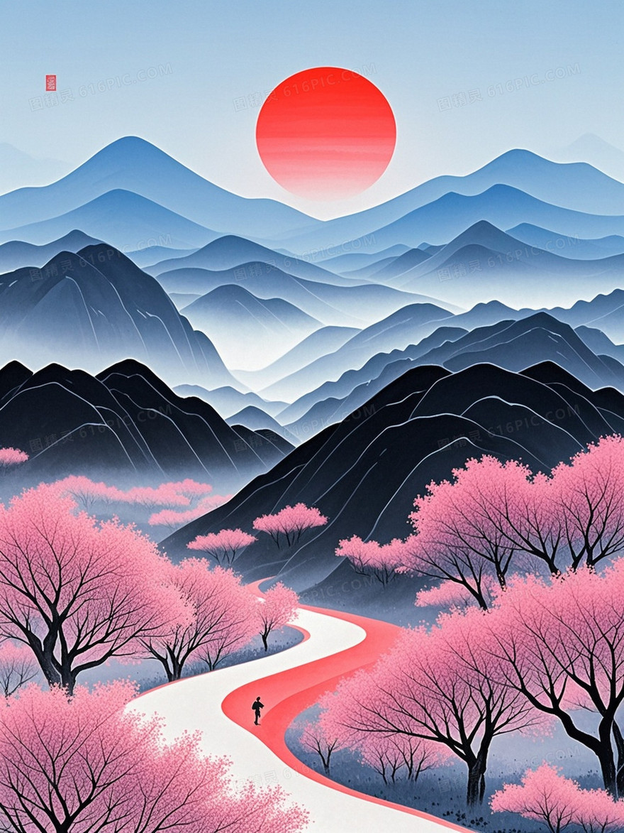 帮我生成一张图片背景留白