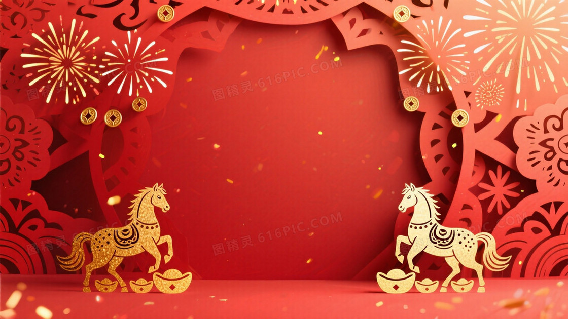 中国传统新年壁纸设计