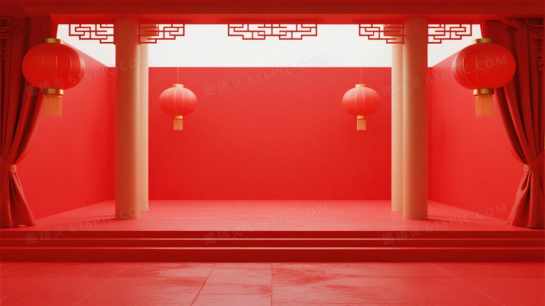 中国新年喜庆背景