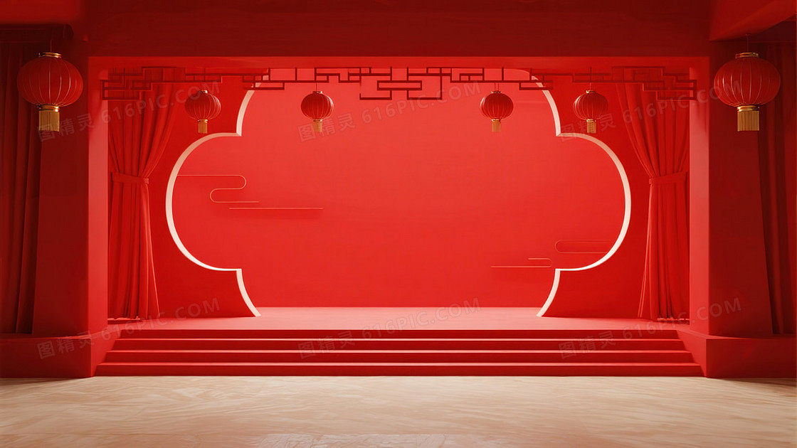 中国新年喜庆背景