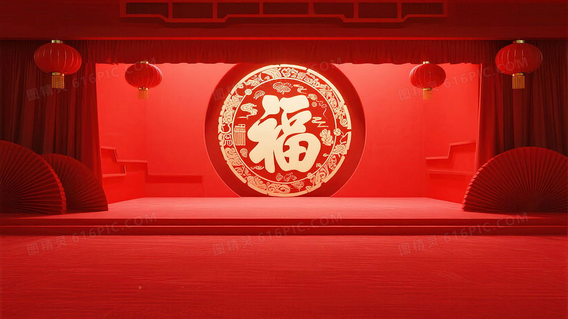 中国新年喜庆背景