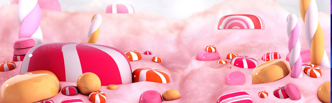 彩色糖果食物背景