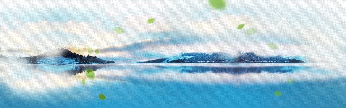 蓝色梦幻背景