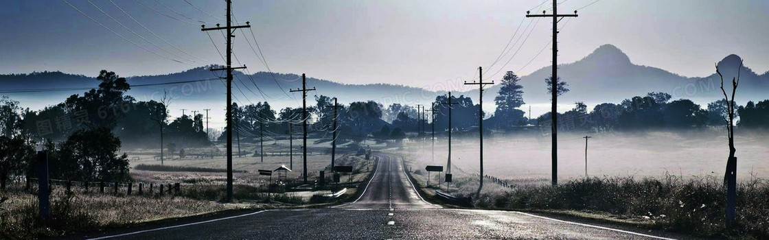 大气公路背景
