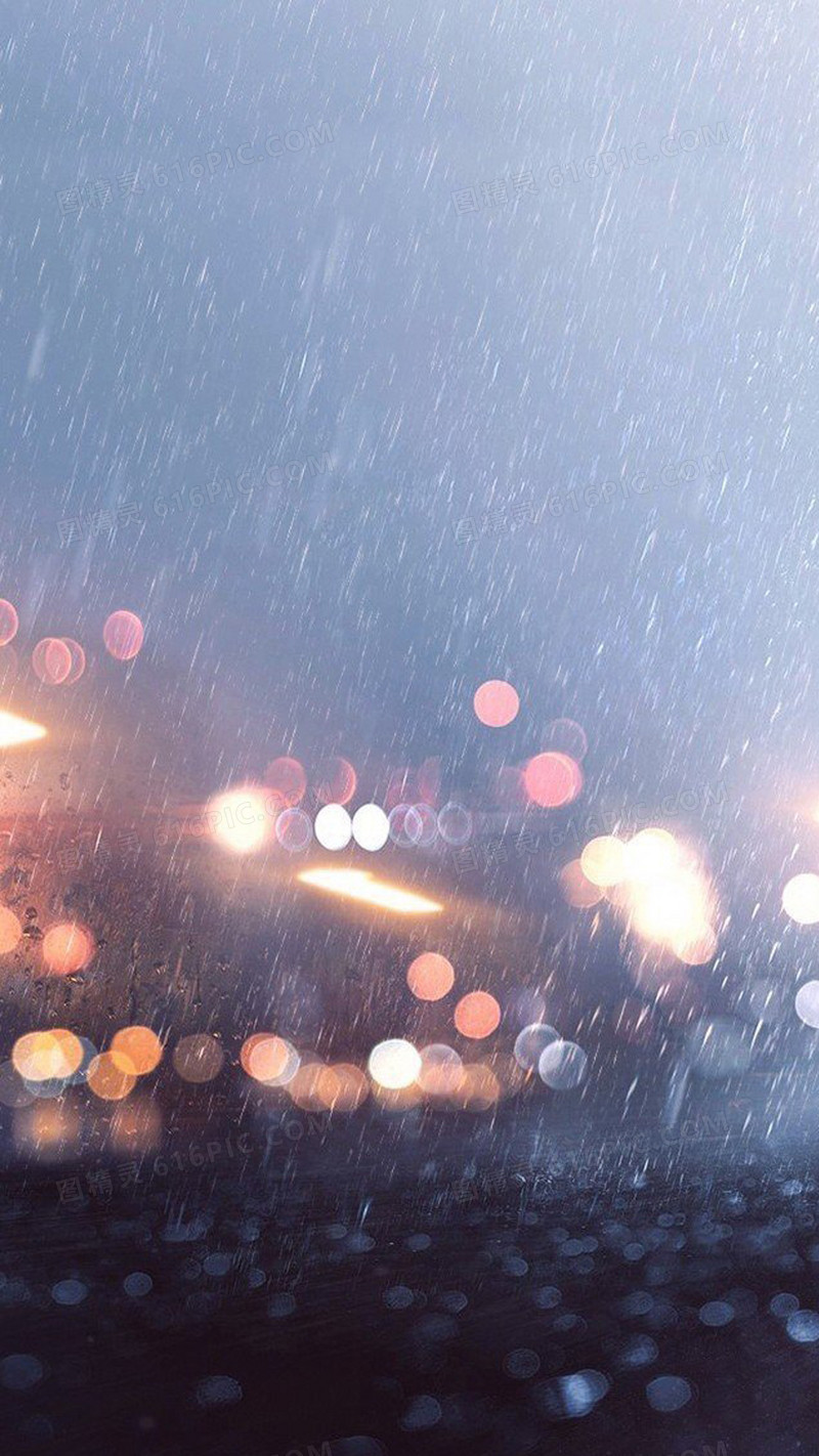 下雨背景图片下载 免费高清下雨背景设计素材 图精灵