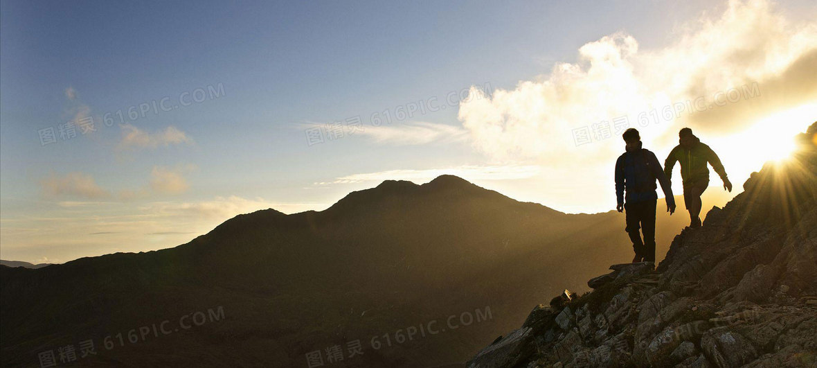 登山者背景图片下载_2000x900像素jpg格式_图精灵