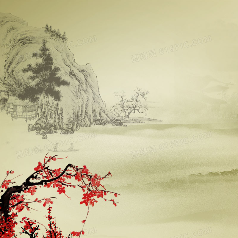 中国风淘宝主图背景