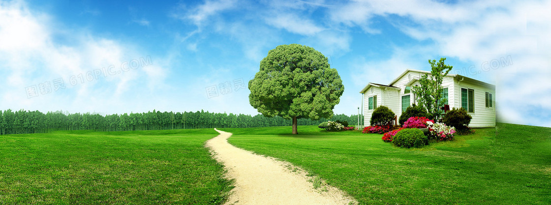 国外美景旅游背景banner