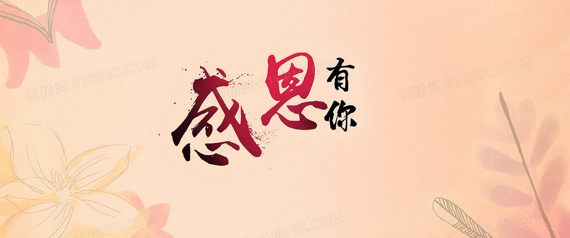 感恩节 海报banner