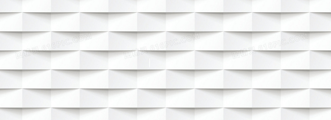 白色几何线条背景banner