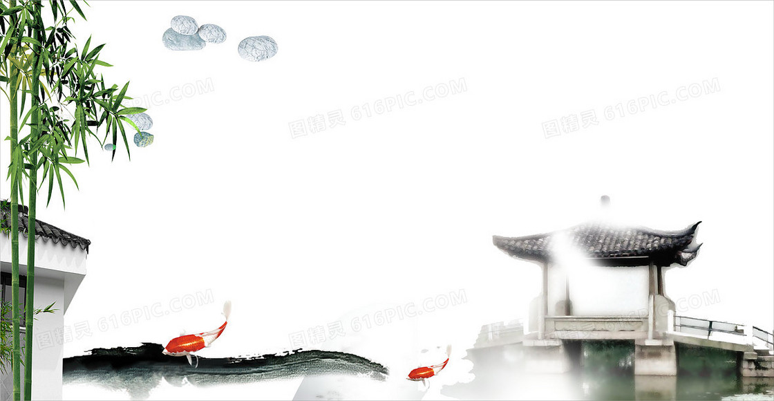 中国风竹子背景