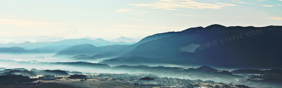 山水背景