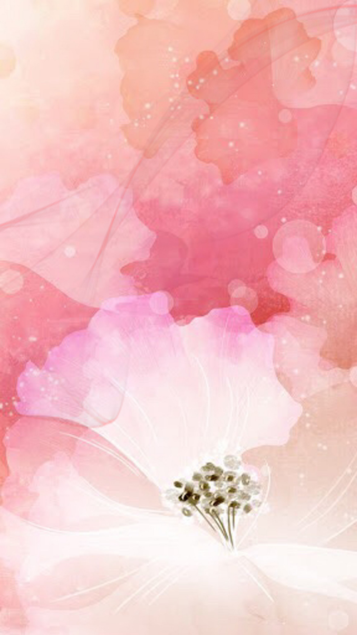 唯美粉色花瓣女人节背景背景图片下载_1920x800像素