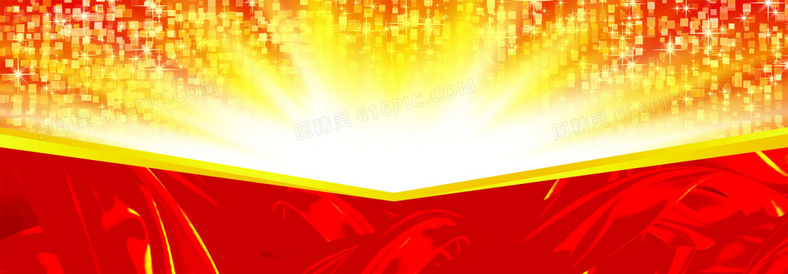 大气喜庆banner背景