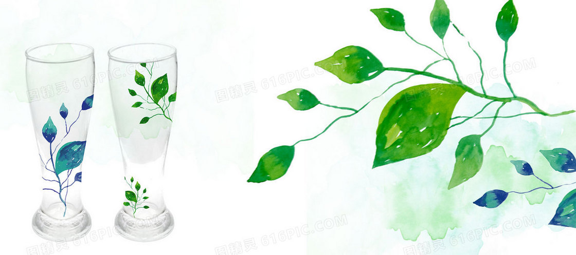清新淡雅背景