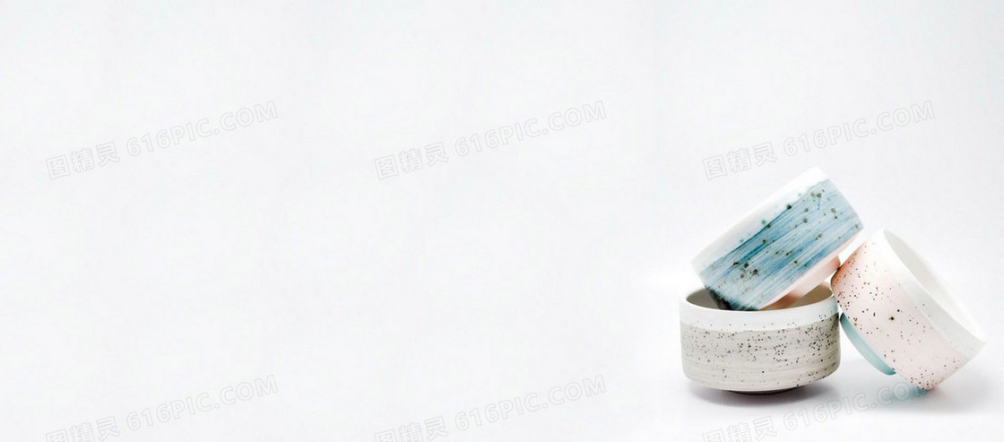 文艺瓷器背景