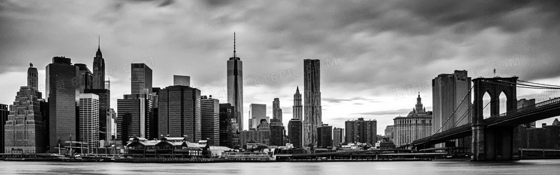 摄影纽约大气背景