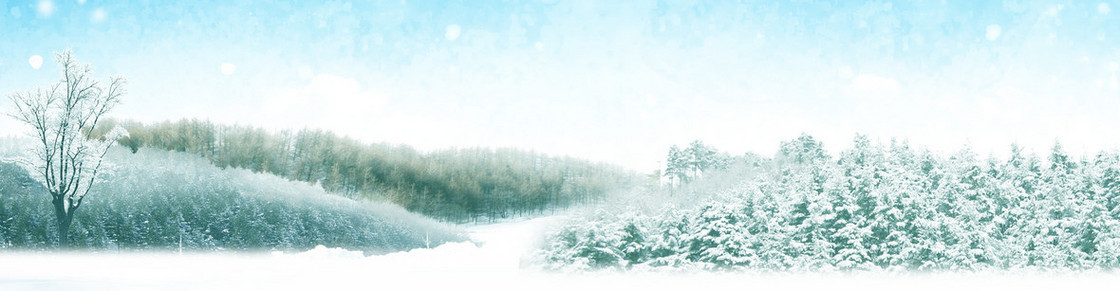 冬季banner背景图