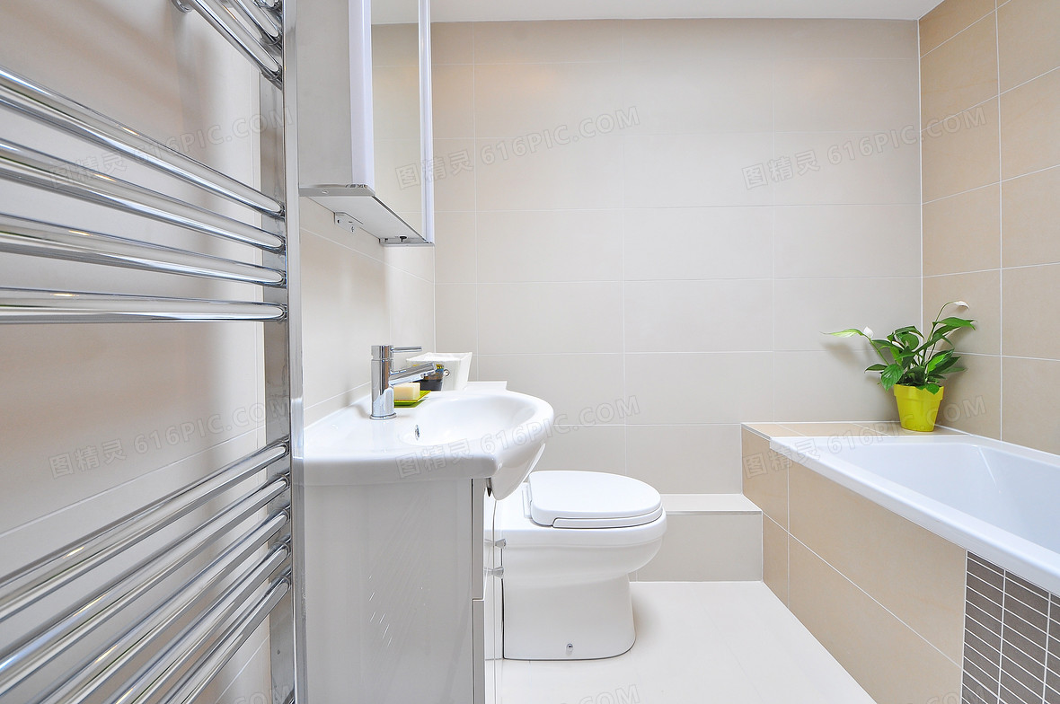 现代家居室内装潢卫生间浴室背景素材