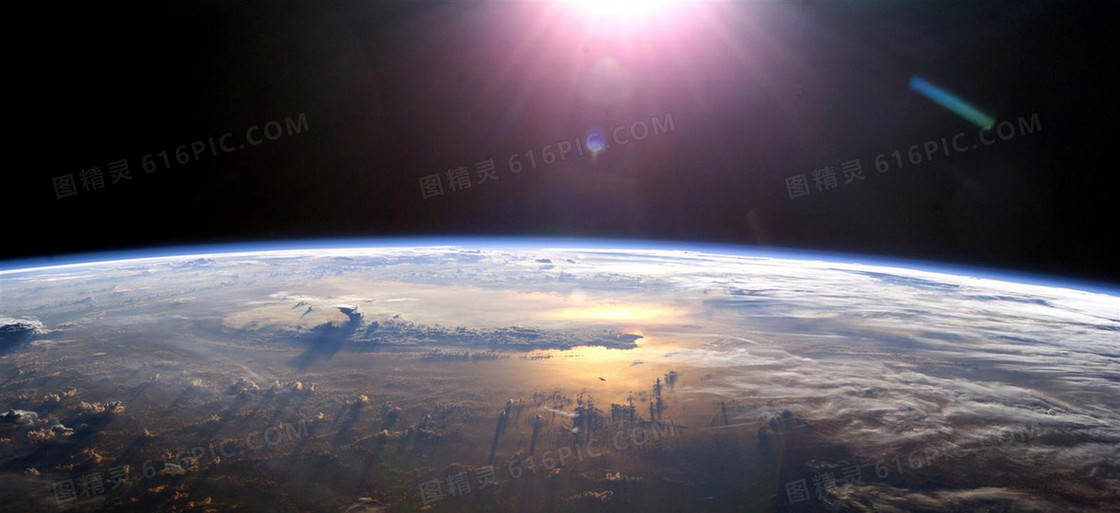 星空地球海报背景