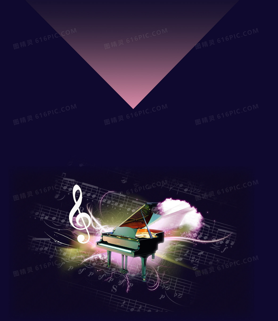 钢琴音乐会广告海报背景图片下载_2718x3142像素jpg_1