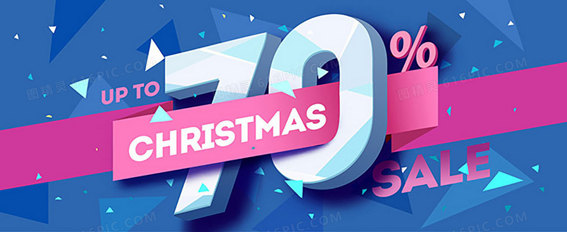 7折促销电商banner