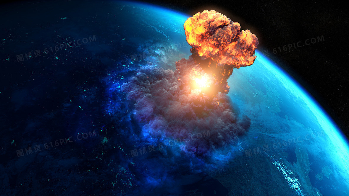 核弹爆炸的蘑菇云高清图片