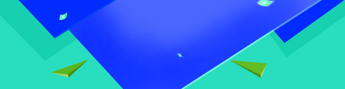 淘宝天猫扁平式banner背景