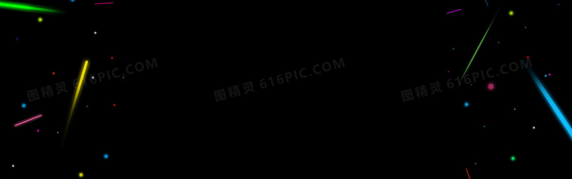 黑色几何漂浮