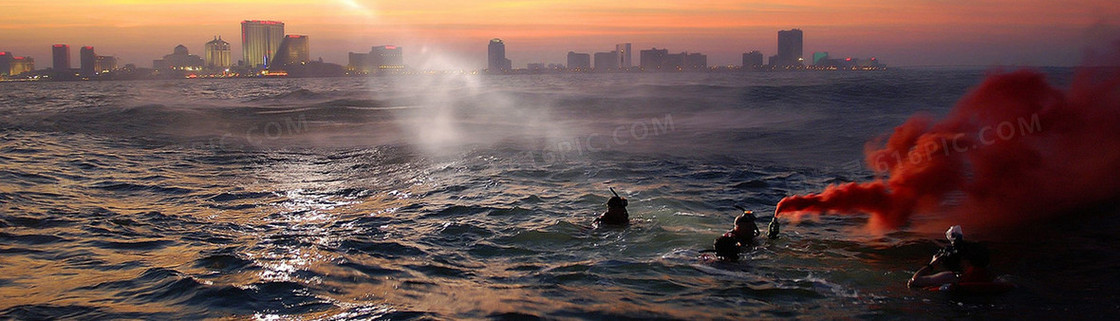 海水救援banner背景