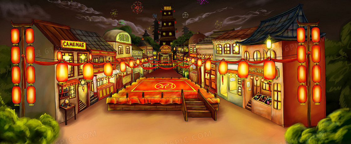 天猫新年背景