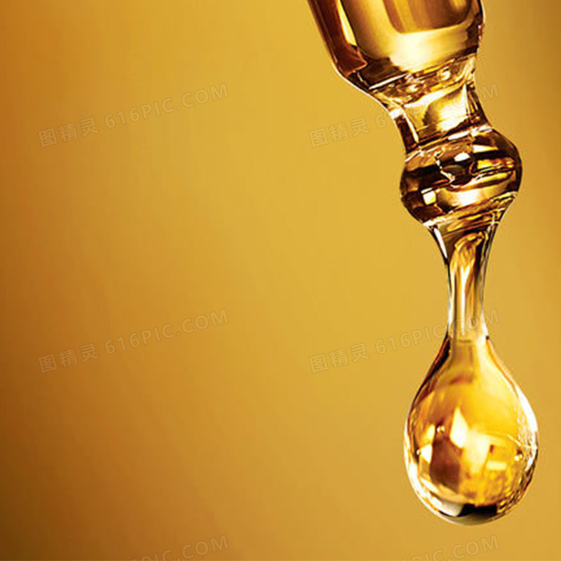 金色水滴背景图
