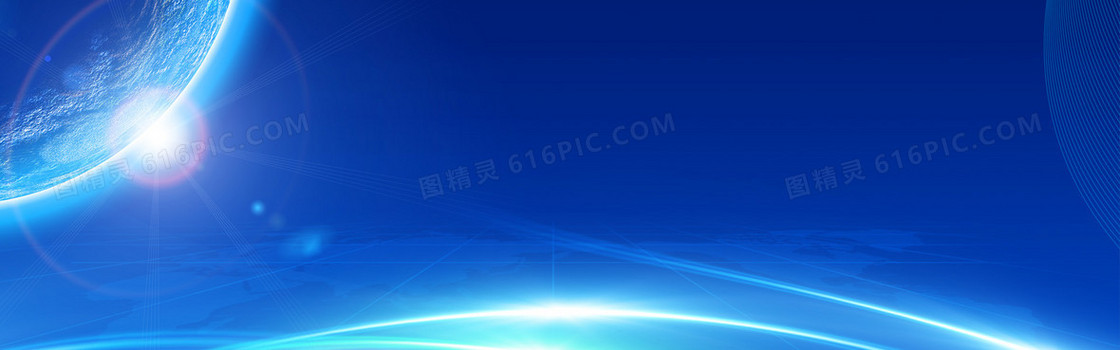 佛光蓝色光海报banner