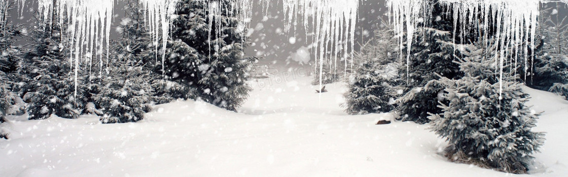 冬季下雪背景