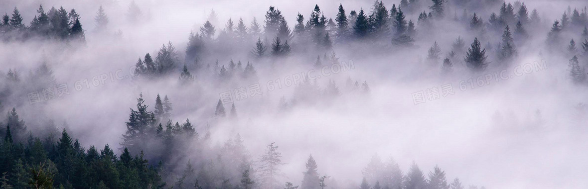 大雾的深山背景图片下载_2380x766像素jpg格式_编号fx