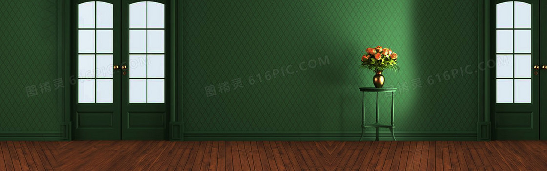 墨绿精美背景图
