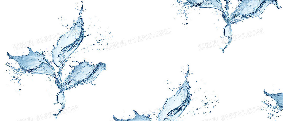 水滴唯美飞溅背景图