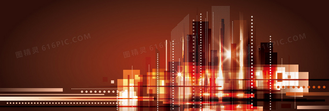 现代抽象建筑图背景