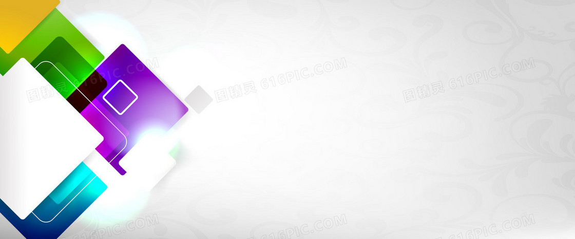 动感正方炫光背景