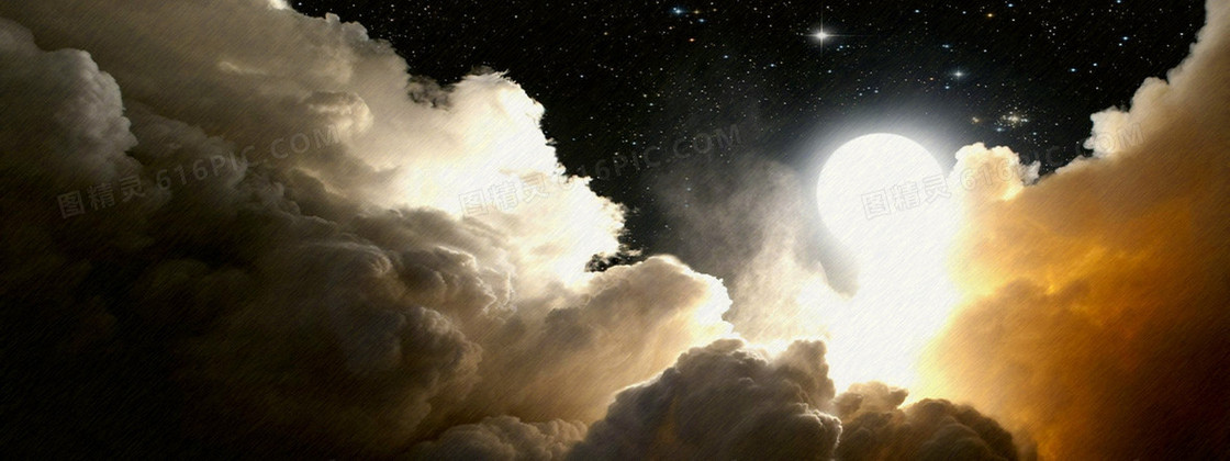 梦幻天空背景海报　