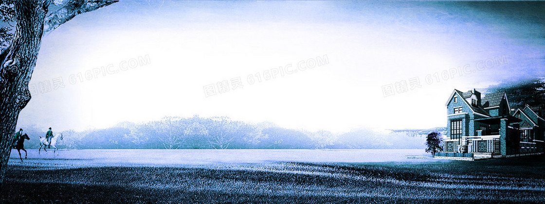 房子牛仔背景