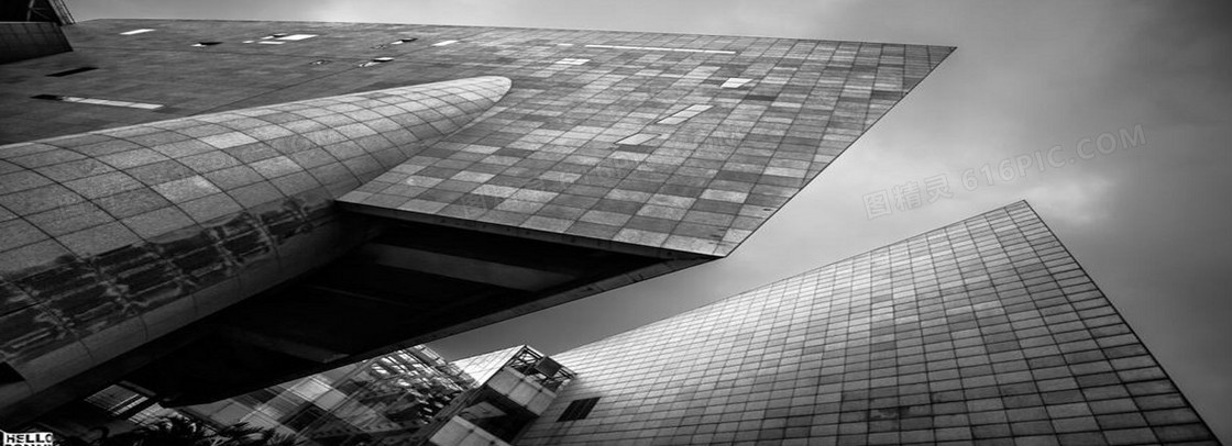 高耸建筑背景图