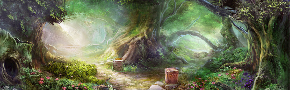 梦幻夏装背景
