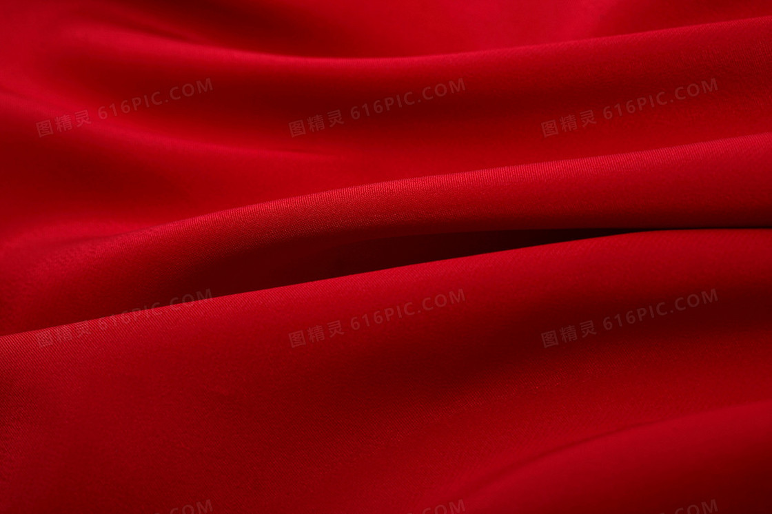 红色布背景素材