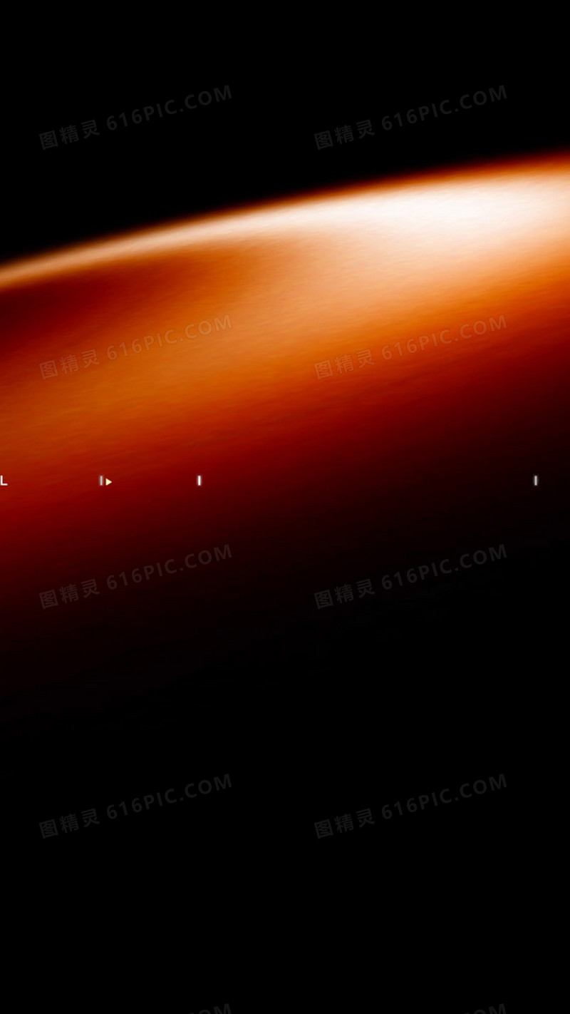 深黑橙红渐变未来科技H5背景图